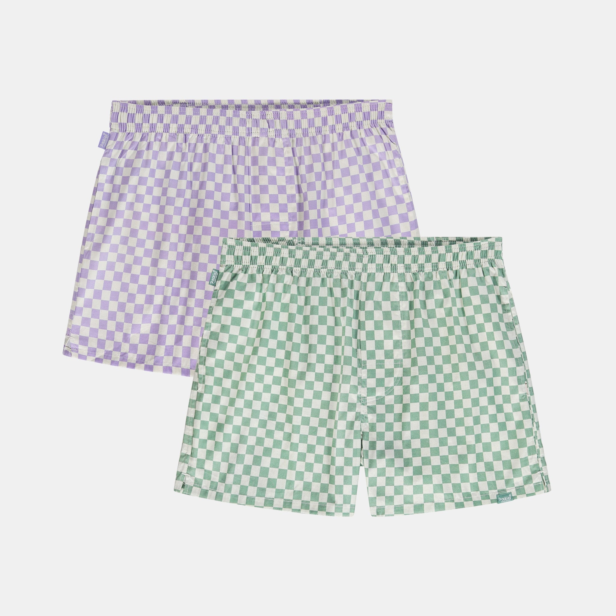 2-Pack Checkers Boxers