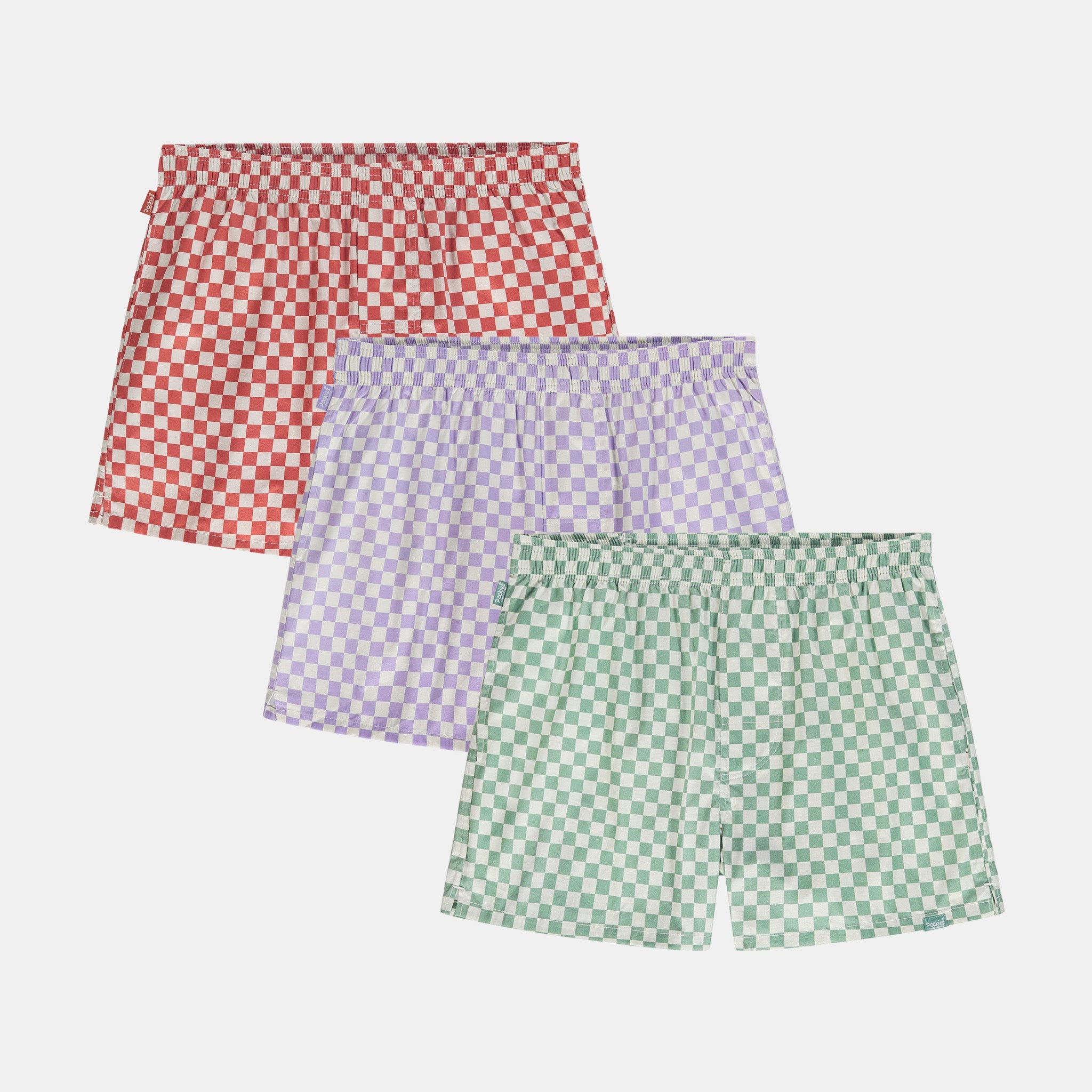 3-Pack - Checkers Boxers