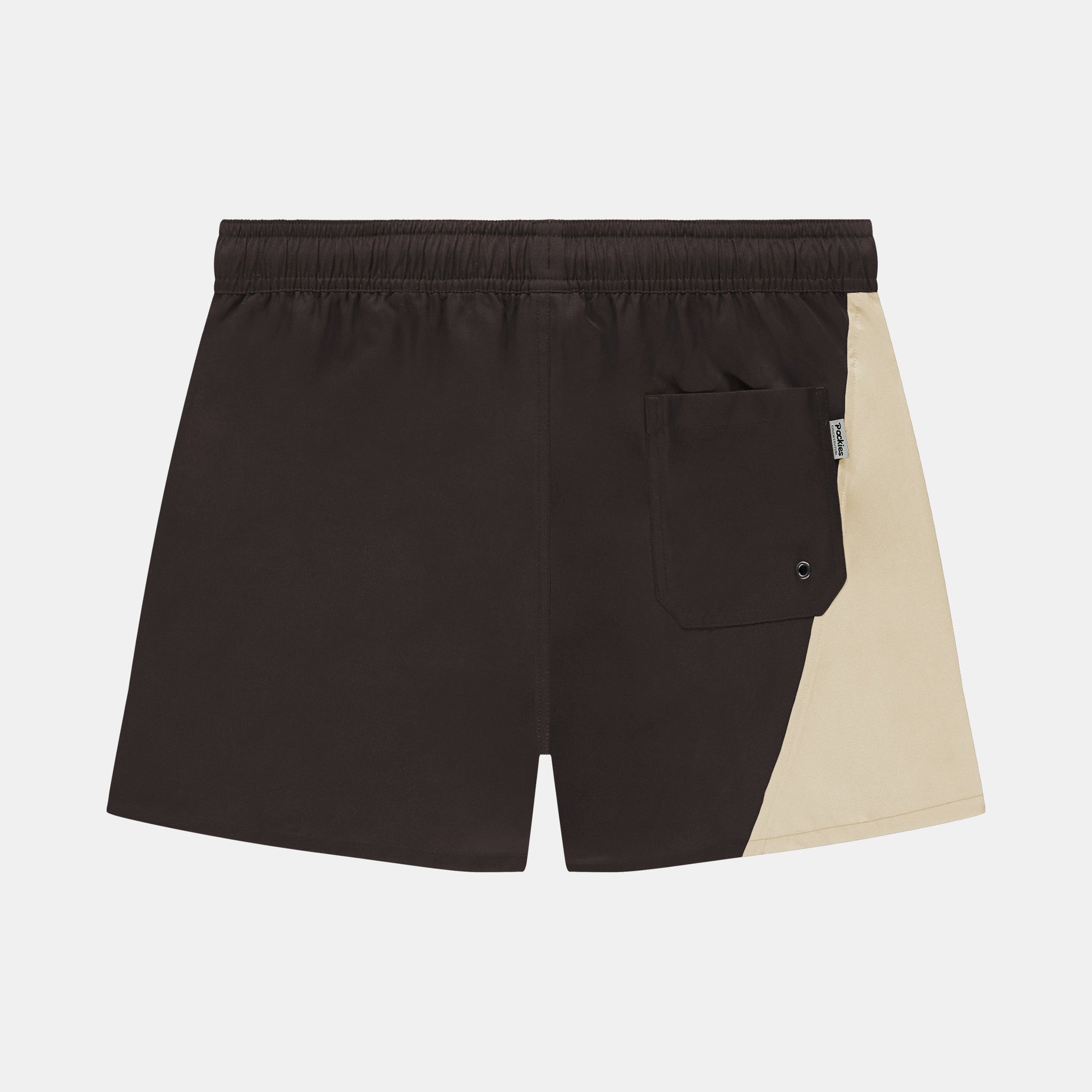 Brown Panel Shorties