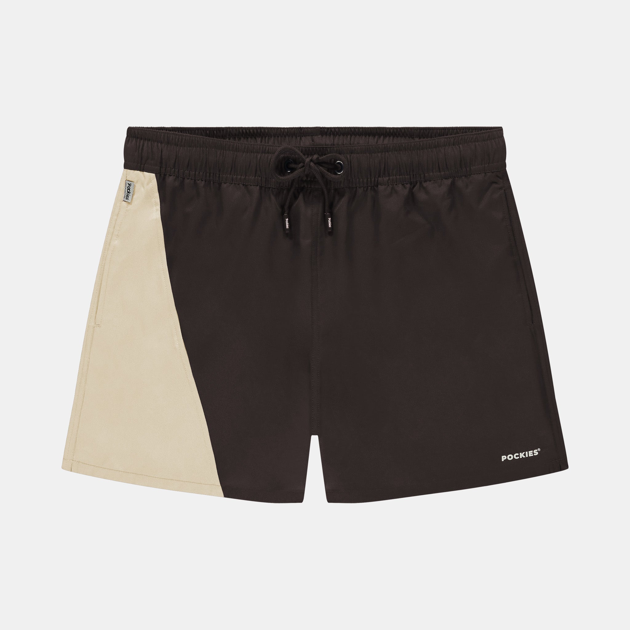 Brown Panel Shorties