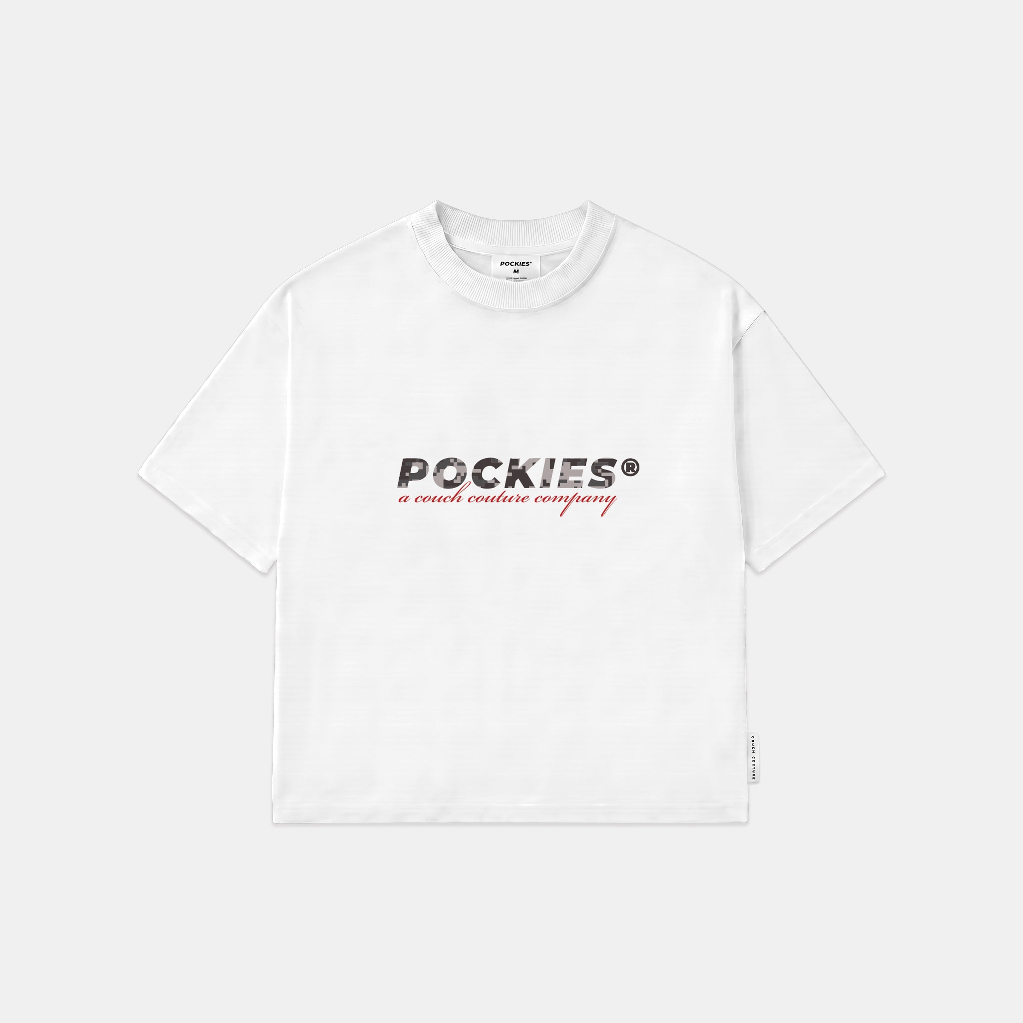 Camo Logo Tee - White