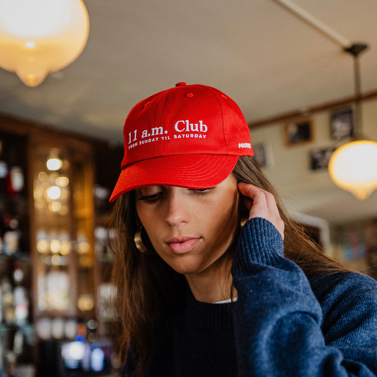 11 a.m. Dad Cap - Red