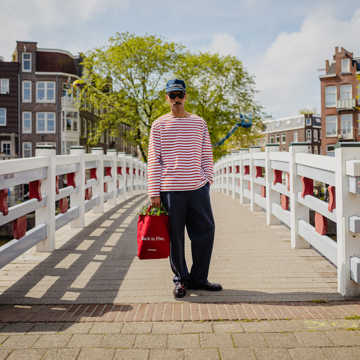 Oversized Boat Neck L/S - Red