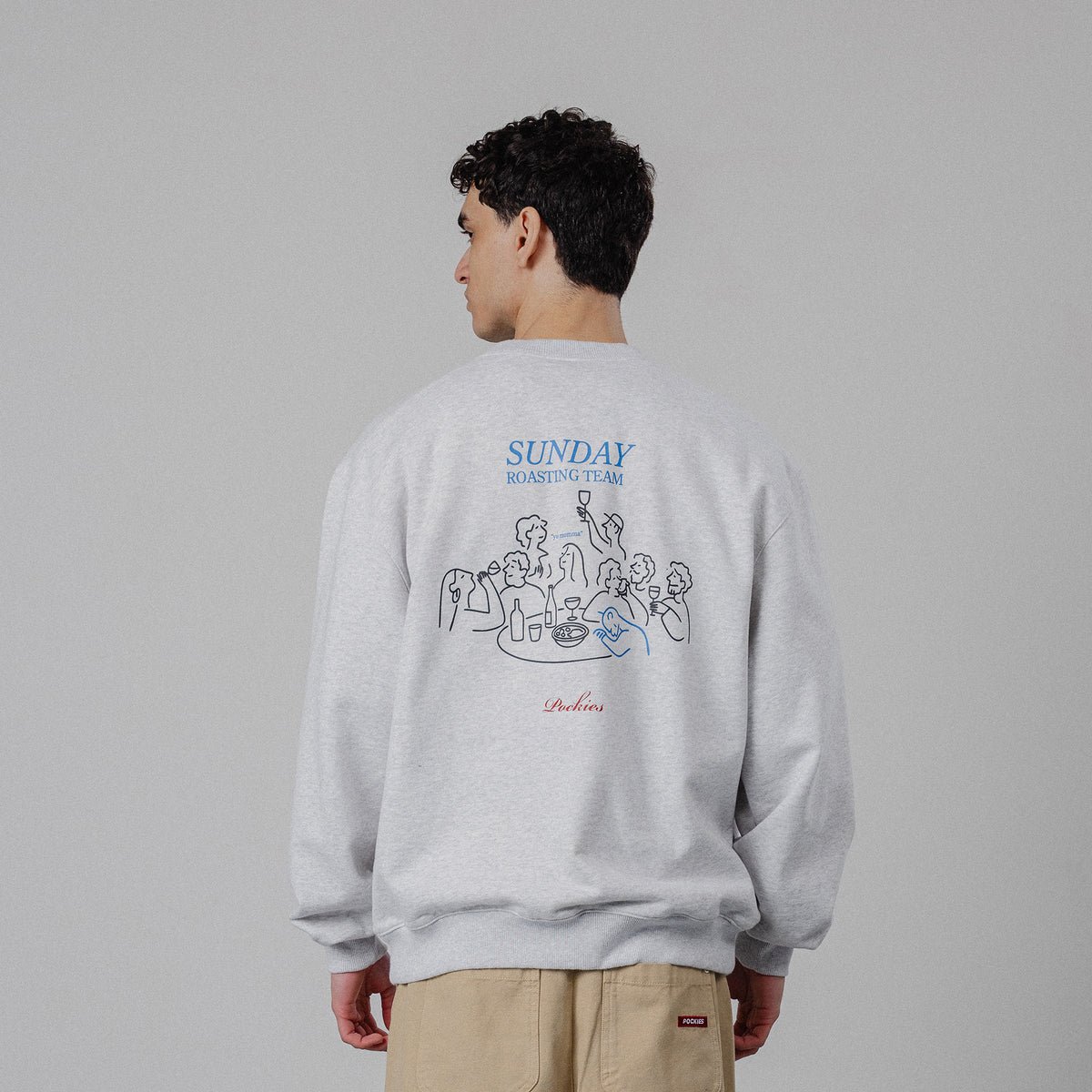 Sunday Roasting Crew - Grey Melange