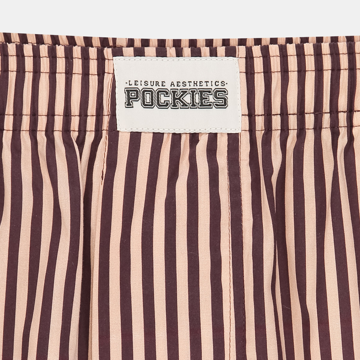 Striped Boyfriend Boxers - Red/Pink