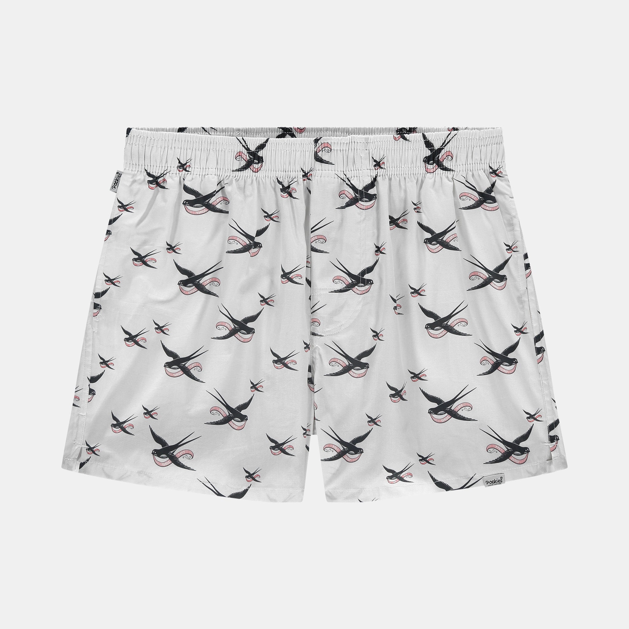 The Swallow x Pockies© - White Boxers